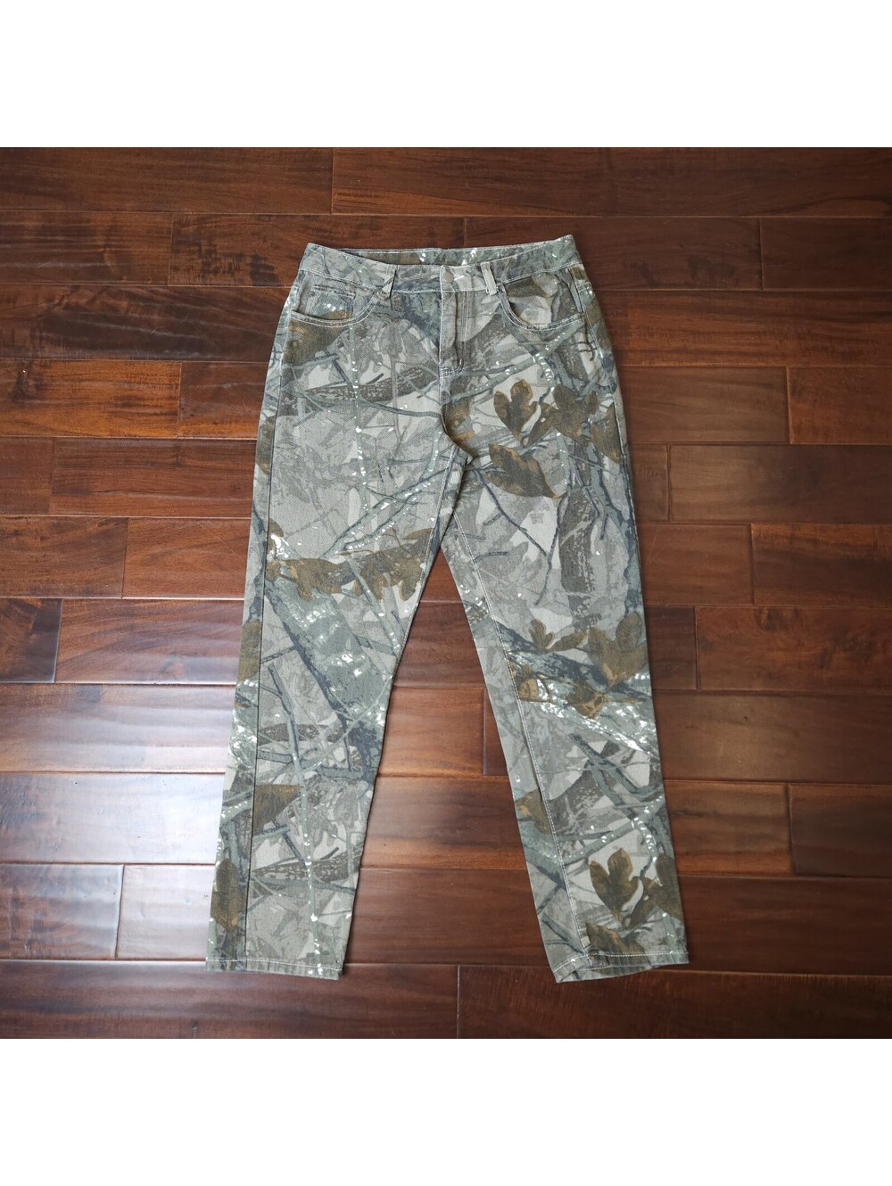 Manfinity Mens Camouflage Workwear Jeans Size 32x30